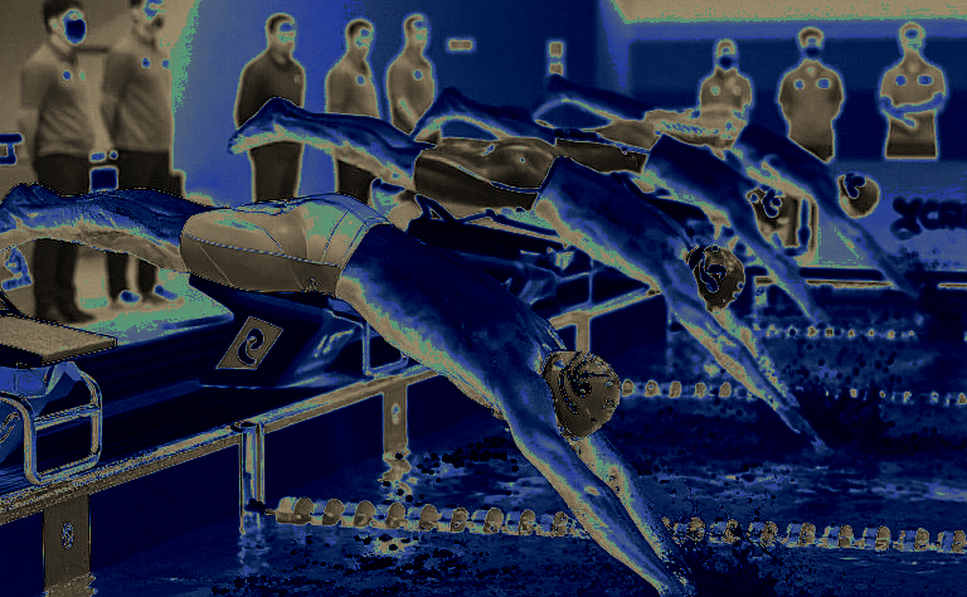 Reef McMeeking vươn lên ngôi số 1 mùa giải nội dung 100 ếch nam 15-16 tuổi tại LBHS Patriot Invitational