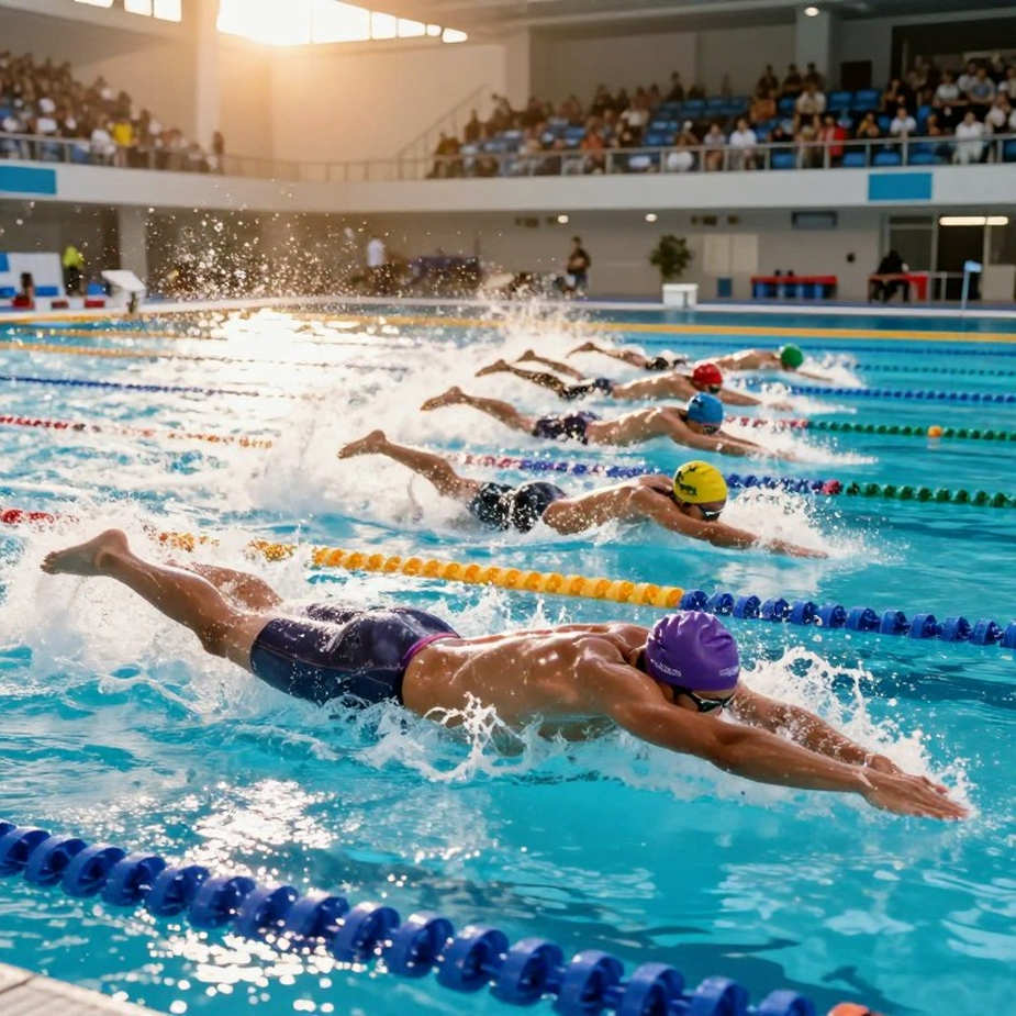 2026 College Swimming League: Tiêu đề hứa bảng xếp hạng, thân bài chỉ có một trang giới thiệu